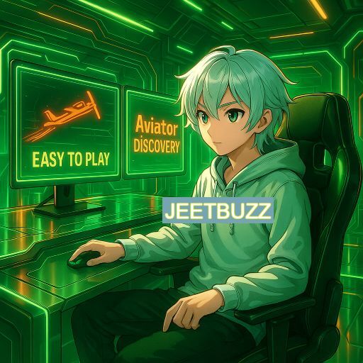 Imagem promocional do app oficial JEETBUZZ destacando a conveniência de jogar cassino online pelo celular ou navegador