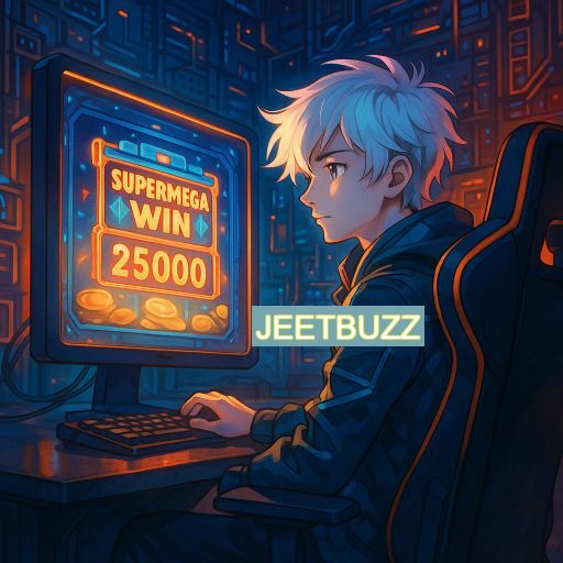 Imagem promocional do app oficial JEETBUZZ destacando a conveniência de jogar cassino online pelo celular ou navegador