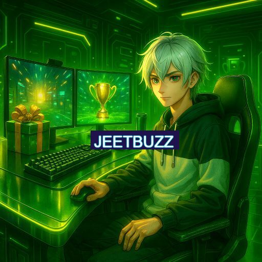 Imagem promocional do app oficial JEETBUZZ destacando a conveniência de jogar cassino online pelo celular ou navegador