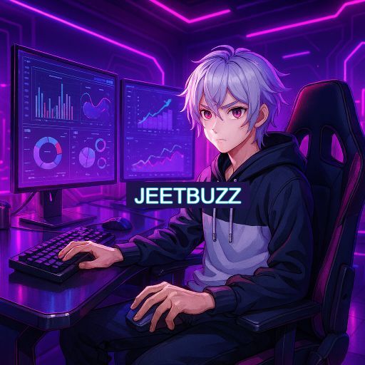 Imagem promocional do app oficial JEETBUZZ destacando a conveniência de jogar cassino online pelo celular ou navegador