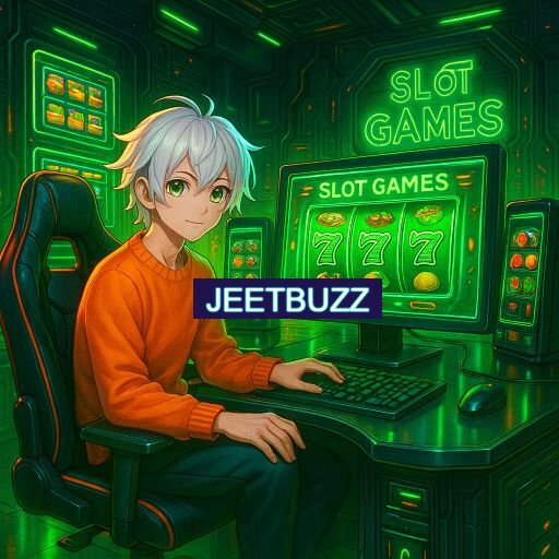Imagem promocional do app oficial JEETBUZZ destacando a conveniência de jogar cassino online pelo celular ou navegador