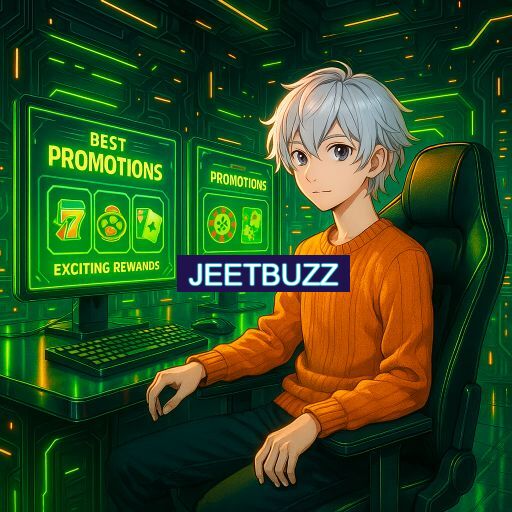Imagem promocional do app oficial JEETBUZZ destacando a conveniência de jogar cassino online pelo celular ou navegador