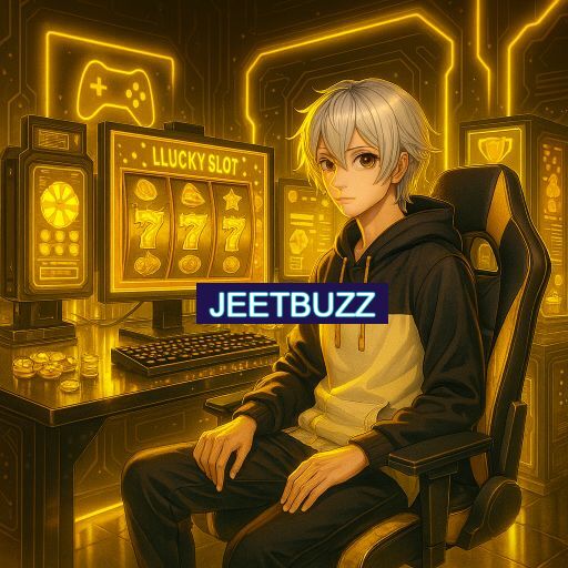 Imagem promocional do app oficial JEETBUZZ destacando a conveniência de jogar cassino online pelo celular ou navegador